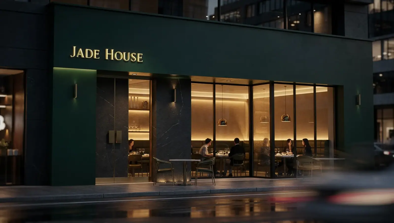 A Jade House storefront